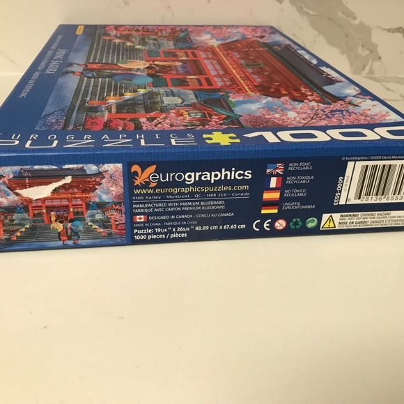 Eurographics Puzzle 1000 Pieces Spring Sakura Japan - Picture 4 of 5